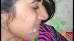 Bhabi Got Her Face Covered With Cum which She Didn’t Like