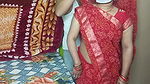 Brother in Law Left Sister in Law in Red Saree