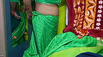 Beautiful Indian bhabhi is wearing saree