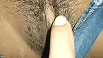 18 years old girl’s thin hairy pussy