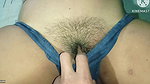 18 years old girl’s thin hairy pussy