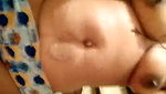 Unsatisfied bhabhi with brinjal in bathroom