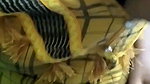 Blowjob and handjob on stairs
