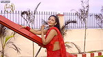 Smita Sana in Red Chiffon Saree ~ Fashion Ullas
