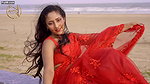 Smita Sana in Red Chiffon Saree ~ Fashion Ullas