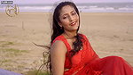 Smita Sana in Red Chiffon Saree ~ Fashion Ullas