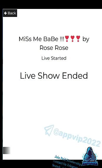 Rose – Miss me Babe Famous Bong model Nude Premium live