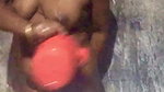 my wife bathing2