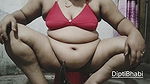 Indian Hot Desi Dipti Bhabi sex Body show, Lovely mom figure BBW fat