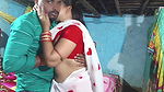 Hot Indian Desi bhabhi romance and kissing scenes and fucked by her old boyfriend at home