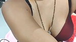 Telugu housewife Gomathi slowly exposing her nipples