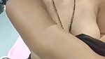 Telugu housewife Gomathi slowly exposing her nipples