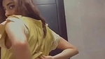 Dusky babe removing Bra Panty to show Nude Boobs and big Ass