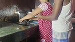 INDIAN DESHI BEUTIFUL HOT GIRL DELUWARA SEX IN KITCHEN WITH HUSBEND