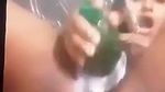 SuperHorny Girl Masturbating With Bottle