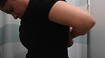 Plump MILF with huge boobs caught in Bra Panty in trial room