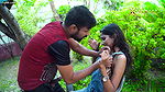Sudipa With Her Boyfriend in Garden