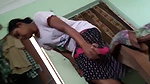 Cutie showing pussy  to lover