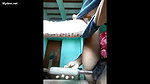 horny girl masturbating with big belon