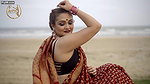 Dolon with her Red Color Georgette Saree – Fashion Ullas