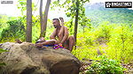 Jungle sex with Desi Super Sexy Big Fat Woman Sucharita Outdoor ( Hindi Audio )