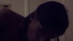 Shy girl having in dark