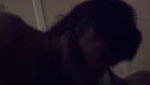 Shy girl having in dark