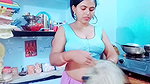 Telugu alone with her full fun with neighbors