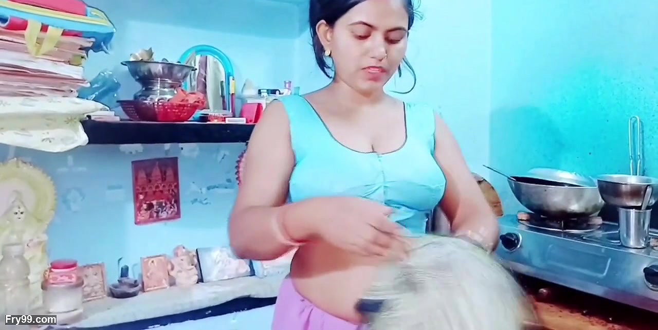 Telugu alone with her full fun with neighbors