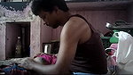 Tamil Indian village house wife and housband hot kissing and romantic movement