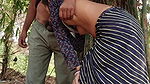 The brother-in-law took Neha Bhabhi to the forest and kissed the sister-in-law