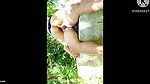 Desi College girlfriend fuck at jungle picnic