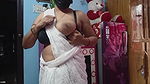 Horny Indian Aunty with Big Tits Changes Saree and Plays with Hairy Pussy, Mature Mom Fantasy