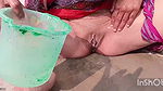 Desi Bhabhi got herself fucked after cleaning the hair of her pussy