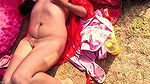 Cum inside hot Indian Village aunty, fucked by stepson in field hot desi Hindi sex video