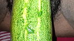 I inserted a 9 inch cucumber into my pussy today