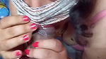 Horny desi College girl sucking dick of Tichar night