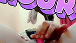 Girl showing boobs and juicy pussy masterbating
