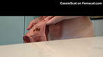 CassieScat Pooping Then Masturbating 2 in the Pink and 1 in the Stink