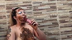 Dirty Iara anal vaginal masturbation fuck body scat pee and bath