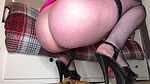 Lucyhoney Big shit in stripper heels