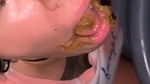 Portapottyqueen Gagging while tasting strangers shit in portapotty