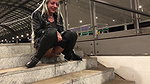 txXxSandy Pissinferno Am Bahnhof