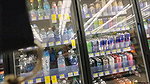 ssing on the floor of a corner store
