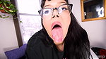 ila cherry urinal drinks mouthful of girl piss
