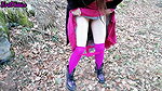 il Kitties Femdom Cute Brunette Peeing In The Forest