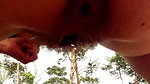 92Nadine Cays Einfach Nur in Den Wald Pissen