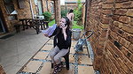 85Surprise s facial for skinny on the phone busy with a interview hair pulling pussy lick