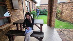 85Surprise s facial for skinny on the phone busy with a interview hair pulling pussy lick