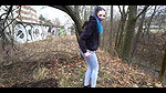 60Klara drunk girl pissing